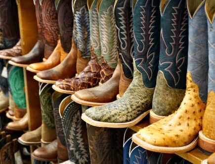 Photo cowboy boots