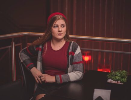 Photo sweatshirt dress